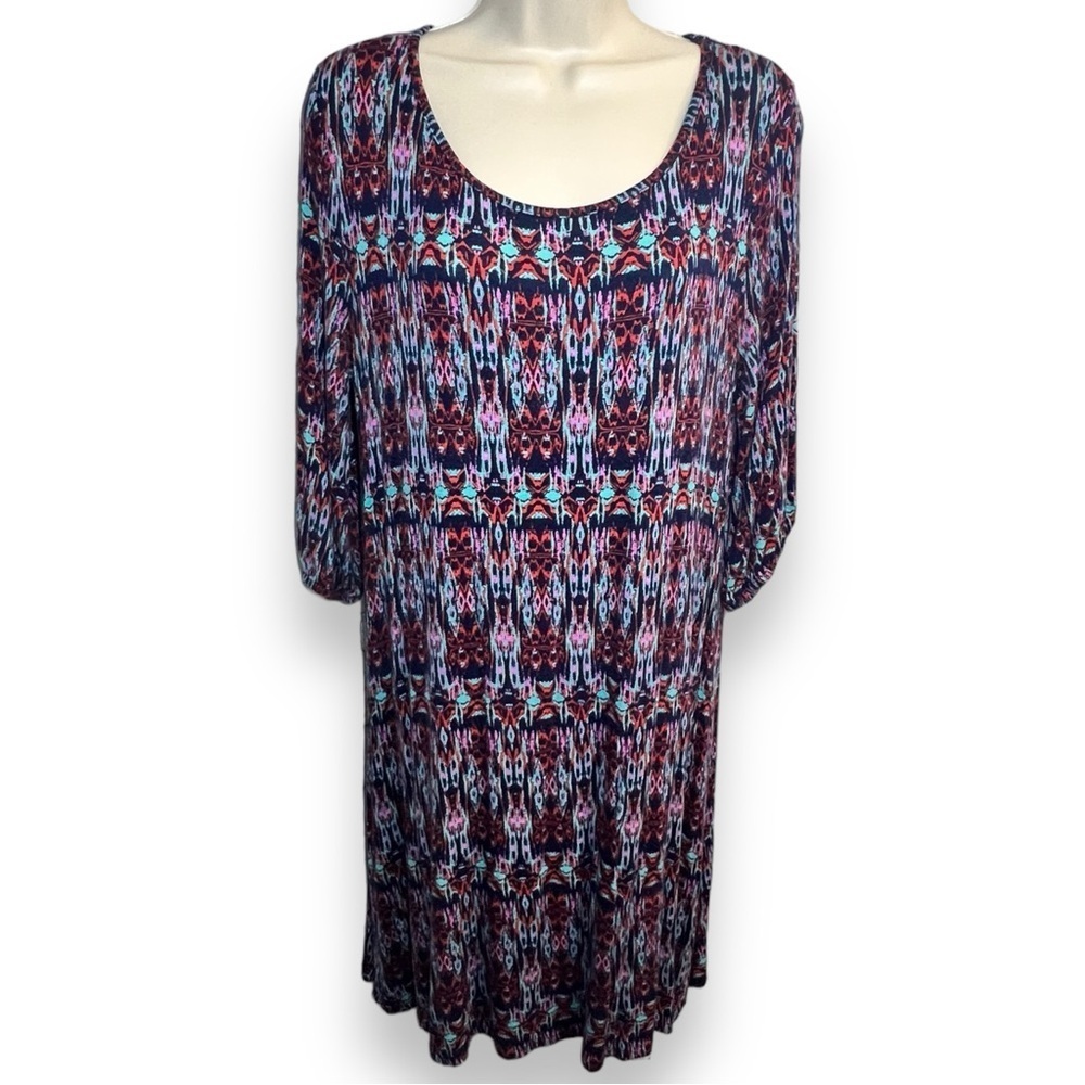 Market & Spruce Women’s Maeby Knit Dress Fuchsia Size Large